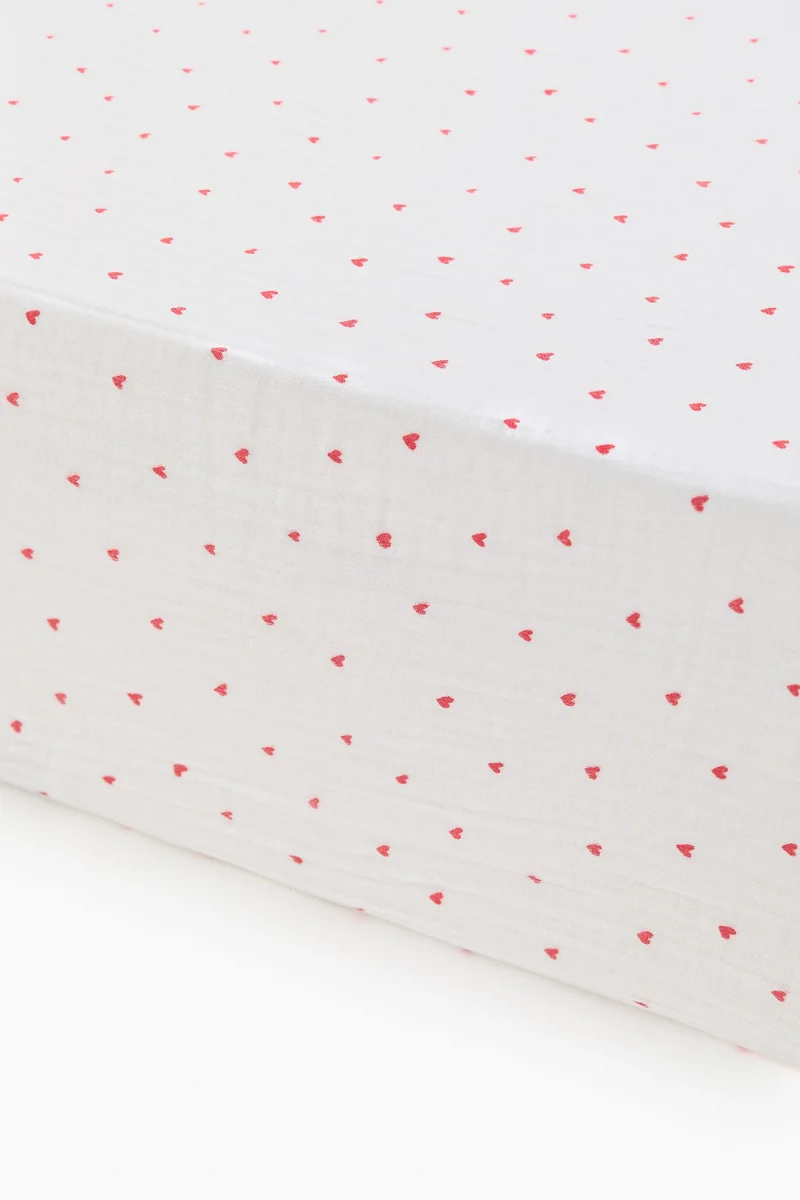 H&M Muslin cot fitted sheet